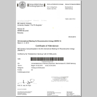 Certificat de participare